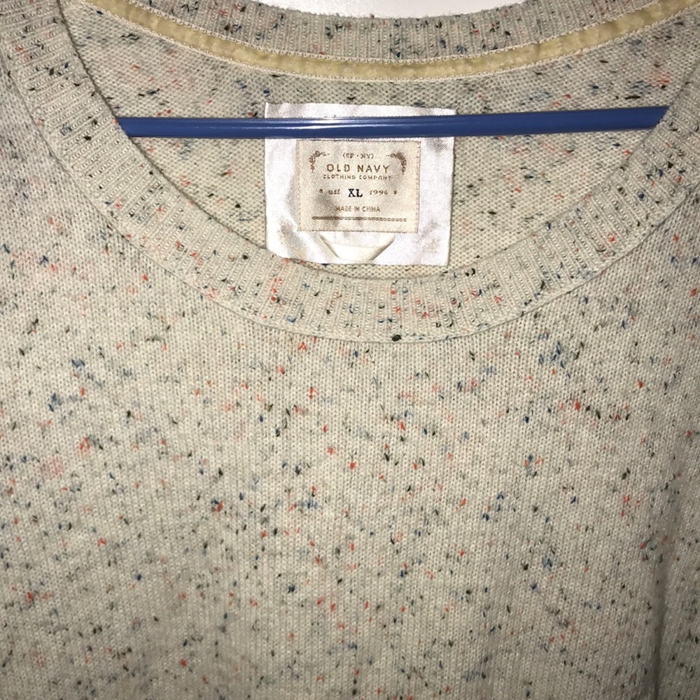 Rainbow dotted sweater, pix don’t do it justice :)